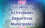 Escuelas y Actividades Deportivas Municipales 2017 - 2018