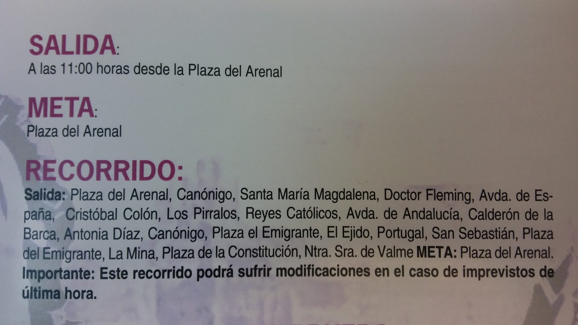 CORTES DE TRÁFICO II CARRERA CONTRA LA VIOLENCIA DE GÉNERO