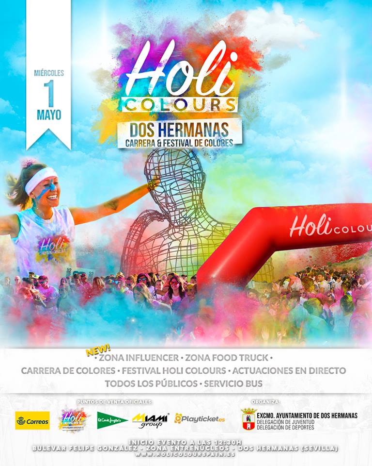 Holi Colours Dos Hermanas 2019