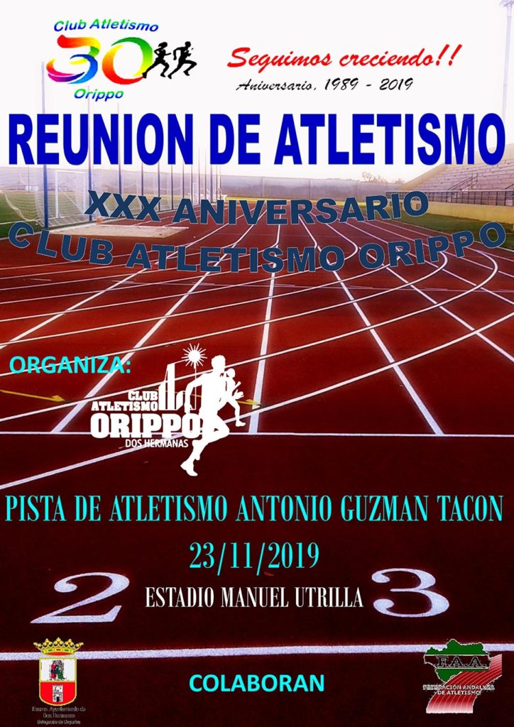 Reunión de Atletismo XXX Aniversario Club Atletismo Orippo