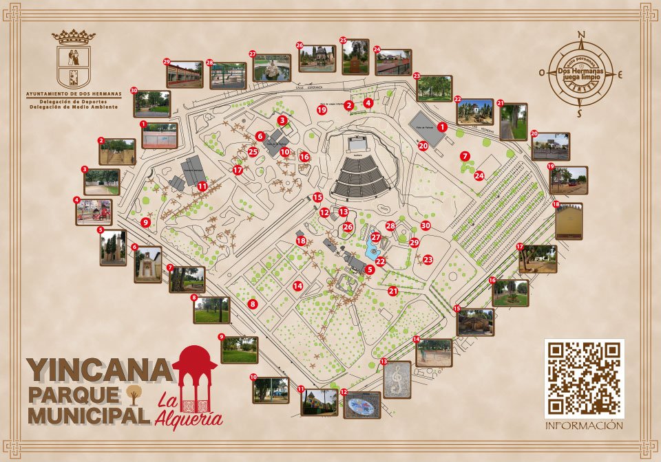Circuito de yincanas en los parques municipales de Dos Hermanas