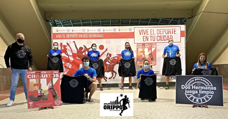 El Club Atletismo Orippo no falta a la cita con el Circuito virtual 5K de Dos Hermanas