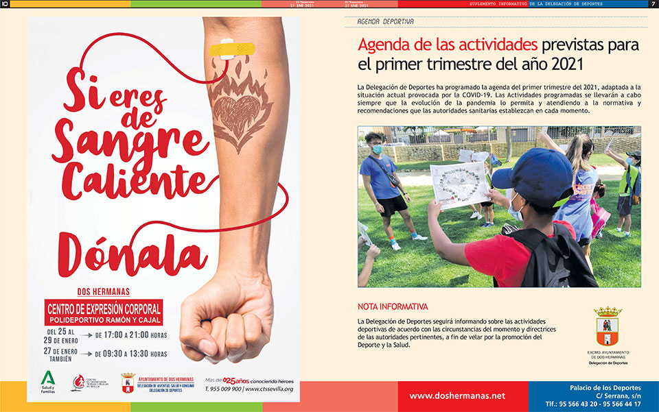 Suplemento Informativo Delegación de Deportes 21-enero-2021