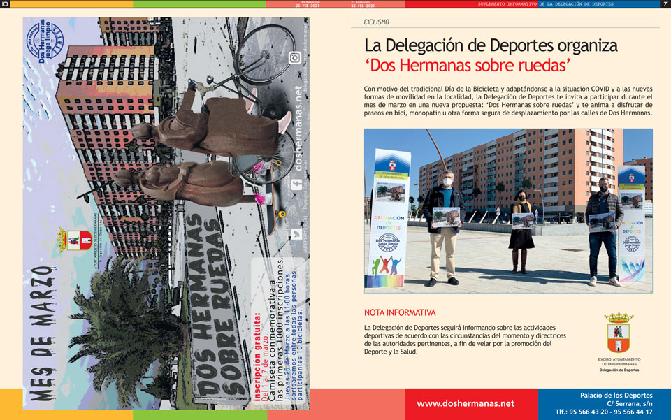 Suplemento Informativo Delegación de Deportes 25-febrero-2021