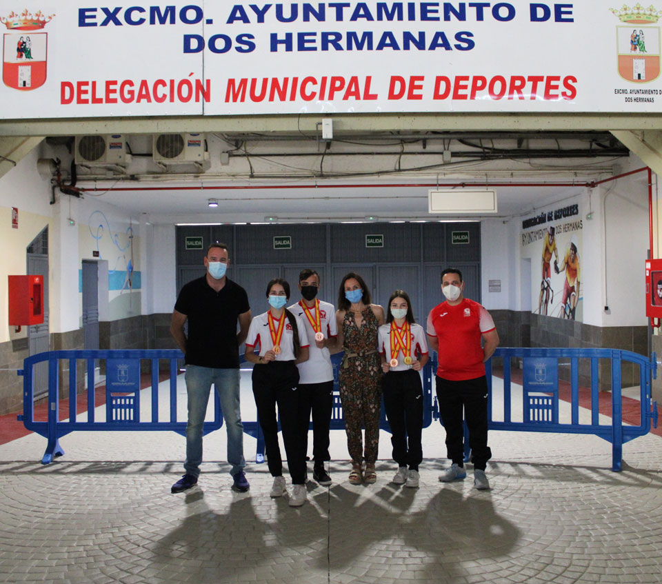 Recibimiento a taekwondistas