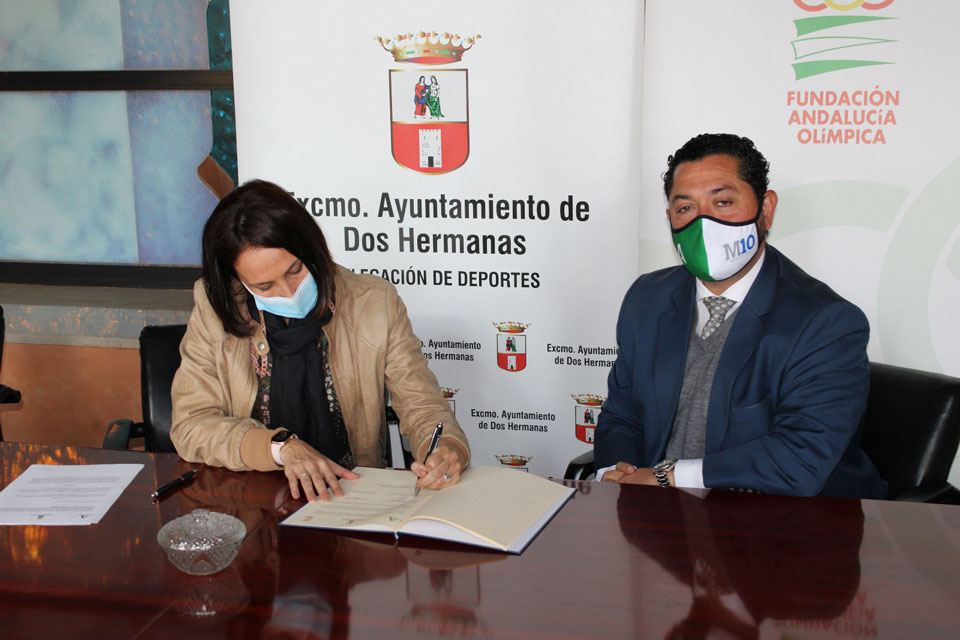 Firma de convenio de colaboración con la Fundación Andalucía Olímpica