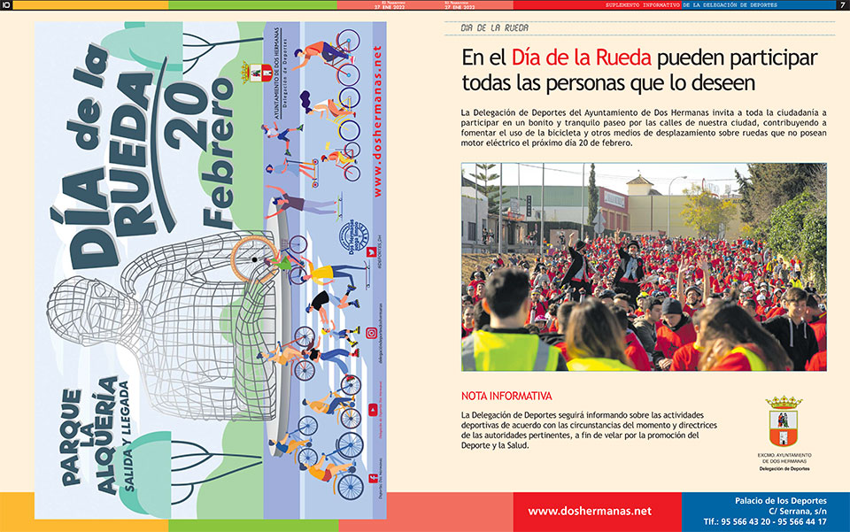Suplemento Informativo Delegación de Deportes 27-enero-2022