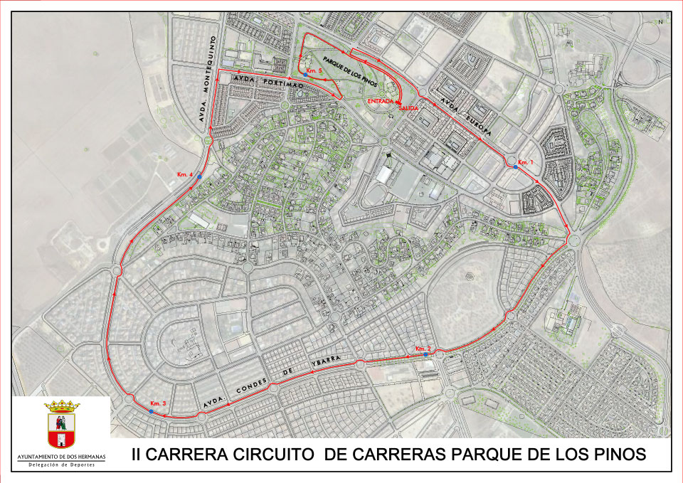 Recorrido II Carrera Parque Municipal Los Pinos “Carolina Robles”