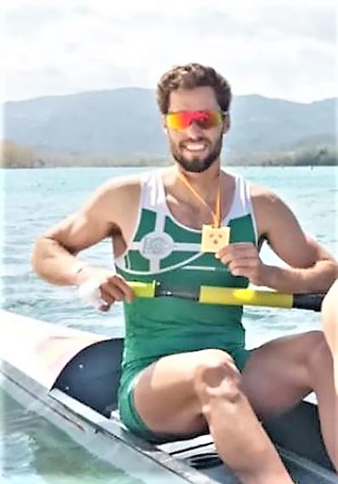 Jaime Canalejo, vencedor de Open de primavera de remo