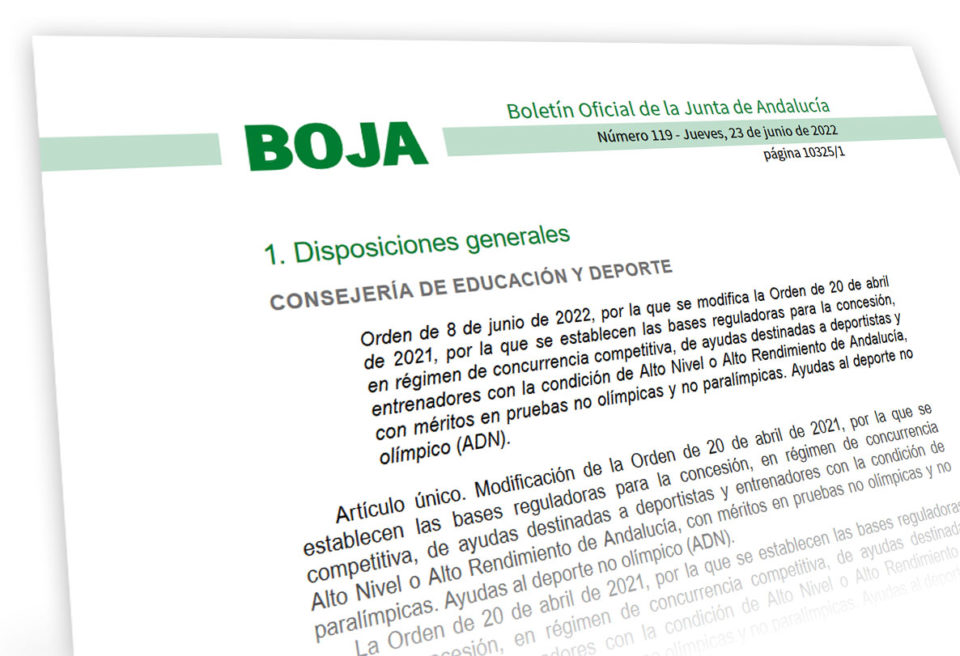 Ayudas al deporte no olímpico (ADN)