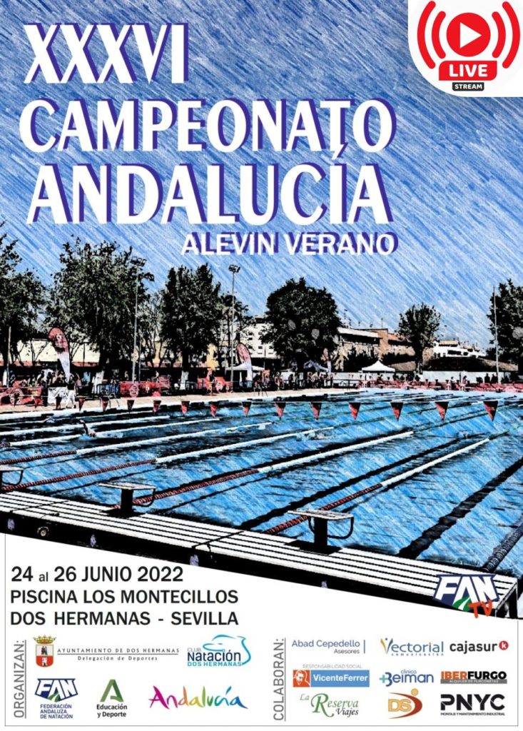 XXXVI Campeonato de Andalucía alevín de verano de natación
