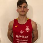 Alfonso Rodríguez Lario, con la selección española juvenil