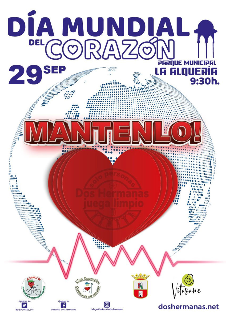 Día mundial del corazón 'Un Mundo, un Hogar, un Corazón'