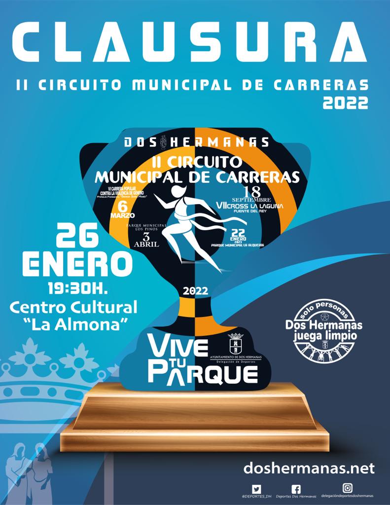 Clausura y Entrega de Trofeos II Circuito Municipal de Carreras "Vive tu Parque" 2022