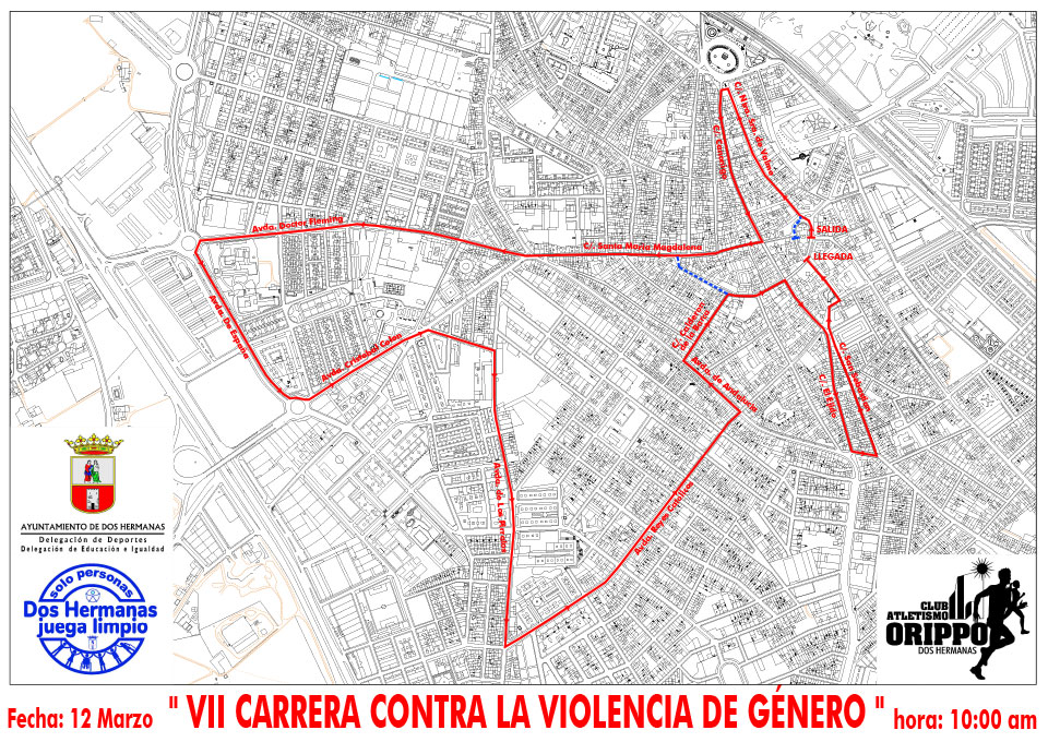 Recorrido - VII Carrera popular contra la violencia de género