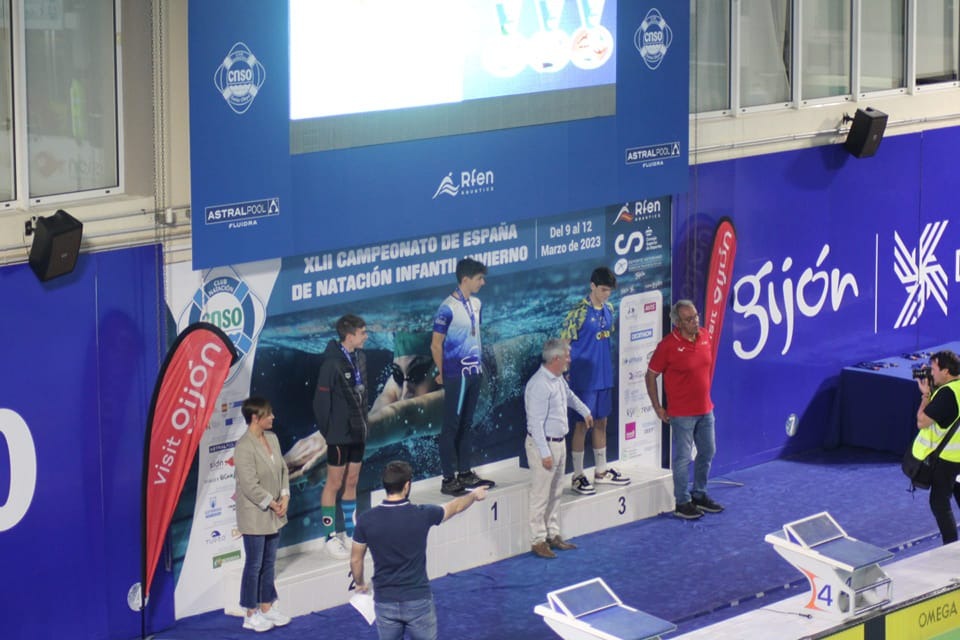 Cristóbal Vargas se proclama Campeón de España Infantil de 1500m libres