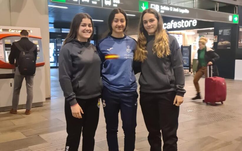 Marta Regordán, Belén Rodríguez y Carmen Fidalgo convocadas por la selección española juvenil de balonmano