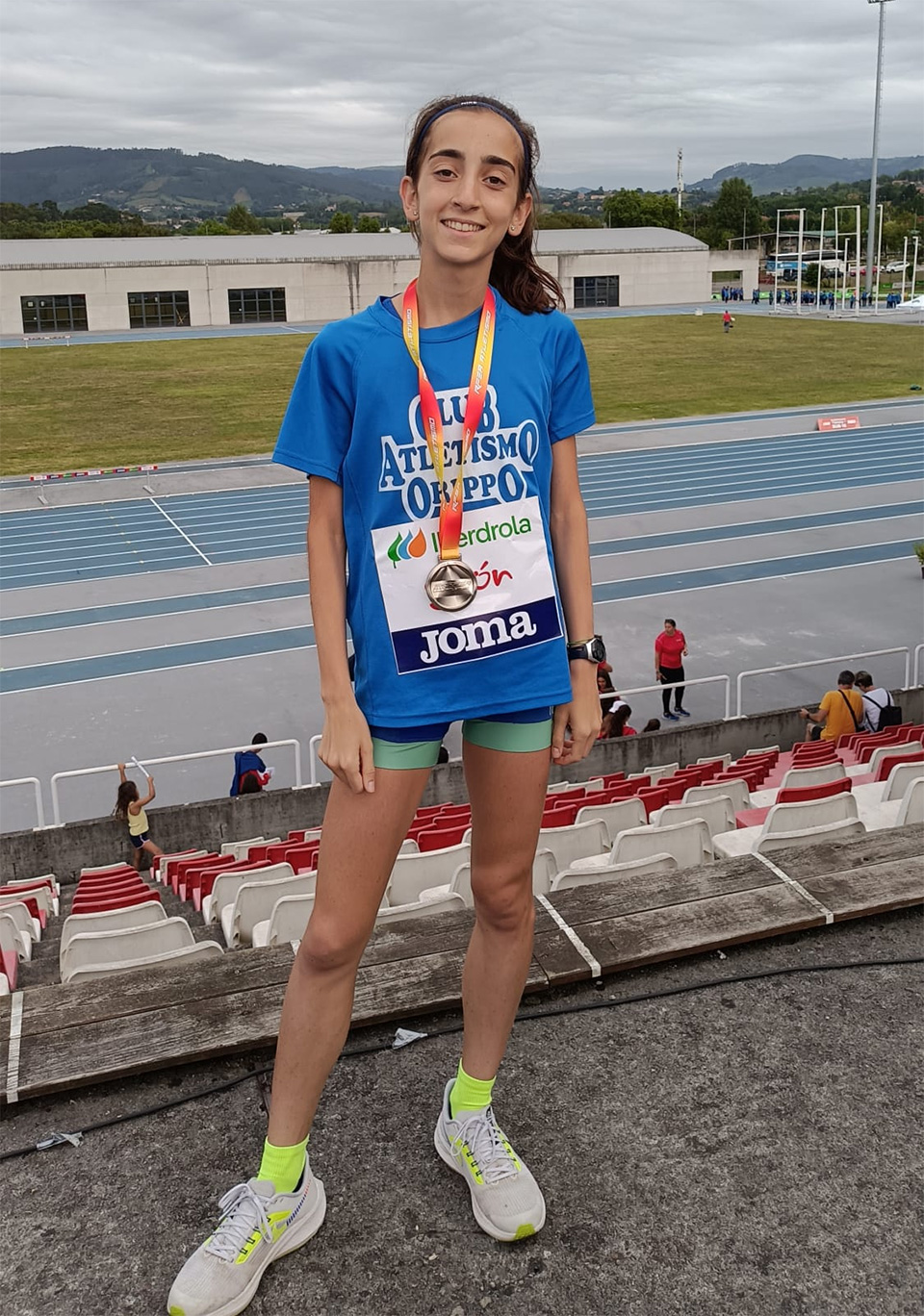 Carla Cabezas Moreno, subcampeona de España en los 3000 metros