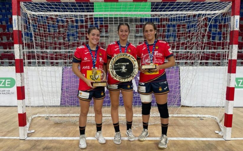 Belén, Marta y Carmen conquistan el Eurochampionship de balonmano en Azerbaiyán