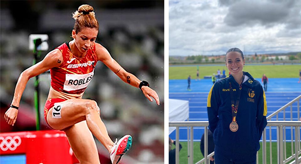 Carolina Robles y Valme Prado destacan en el Campeonato de España de Atletismo