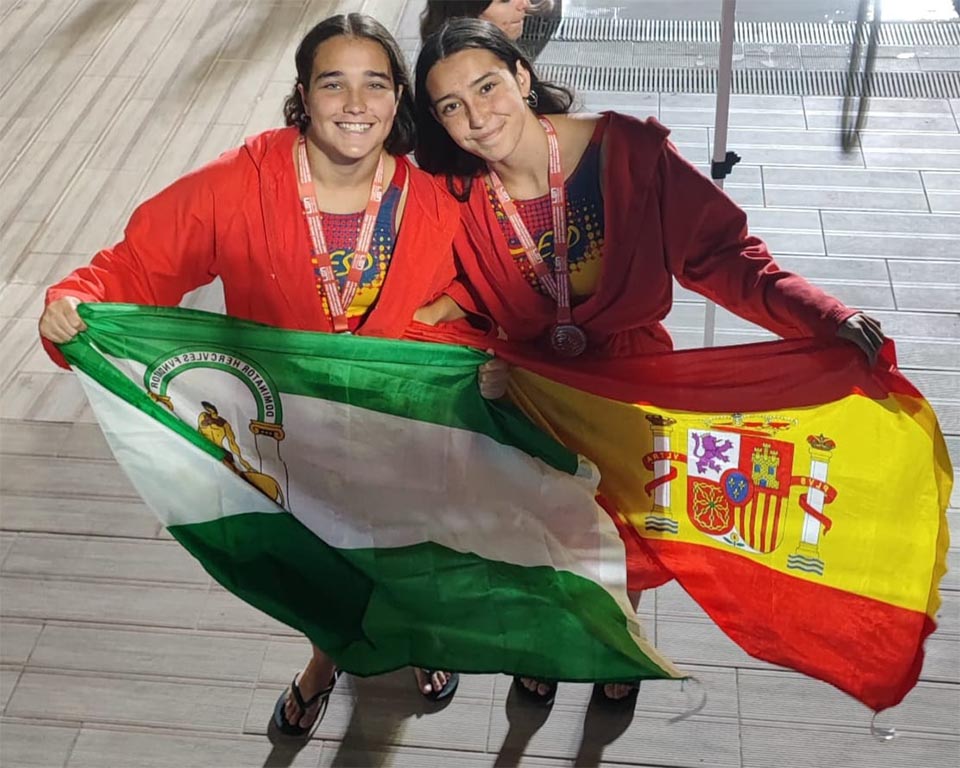 Reyes Díaz y Aroa Sánchez, Subcampeonas de Europa