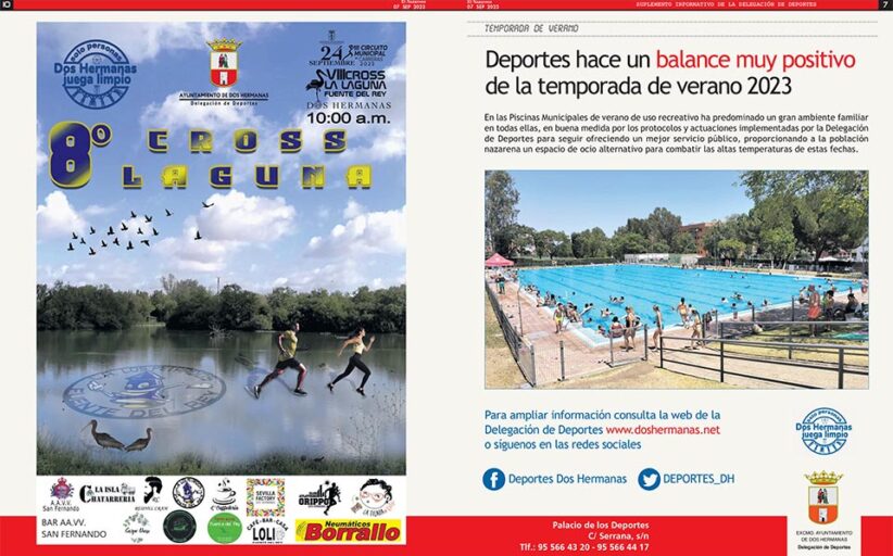 Suplemento informativo de la Delegación de Deportes: 7 de septiembre de 2023