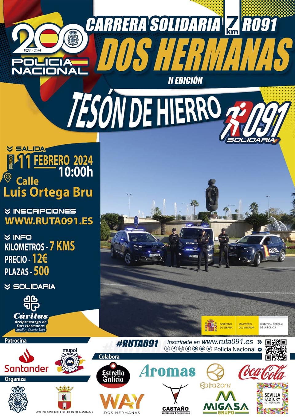 II Edición de la Carrera Solidaria RUTA 091 Dos Hermanas "Tesón y hierro"
