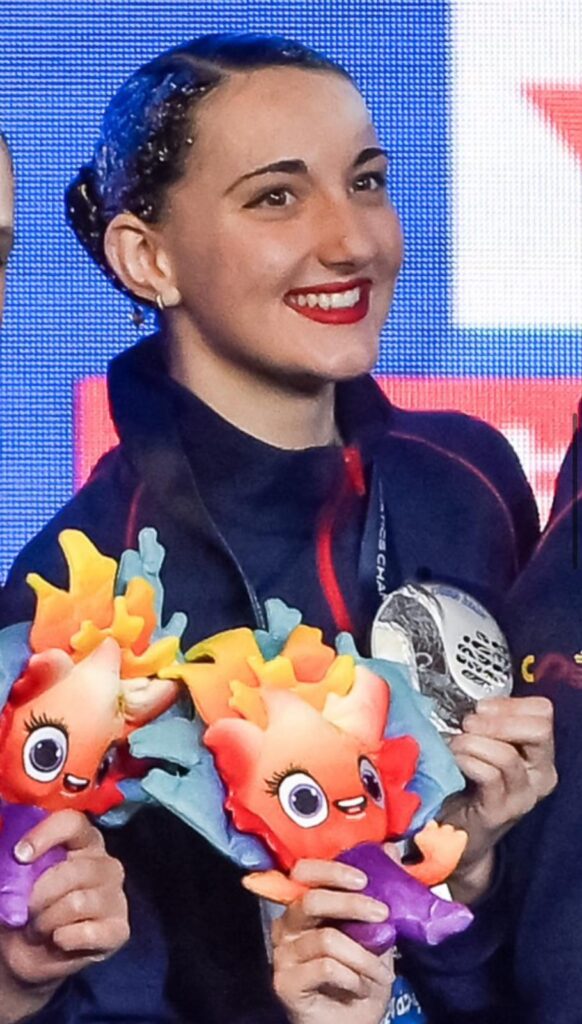 Marina García Polo, clave en la consecución de la plata para España en el Mundial de Natación Artística