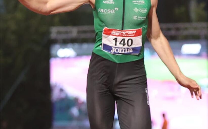 Carlos Dorado, campeón de España Sub-20 en 100 metros lisos