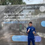 Cristóbal Vargas logra bronce en el relevo mixto del Mundial Júnior de Aguas Abiertas