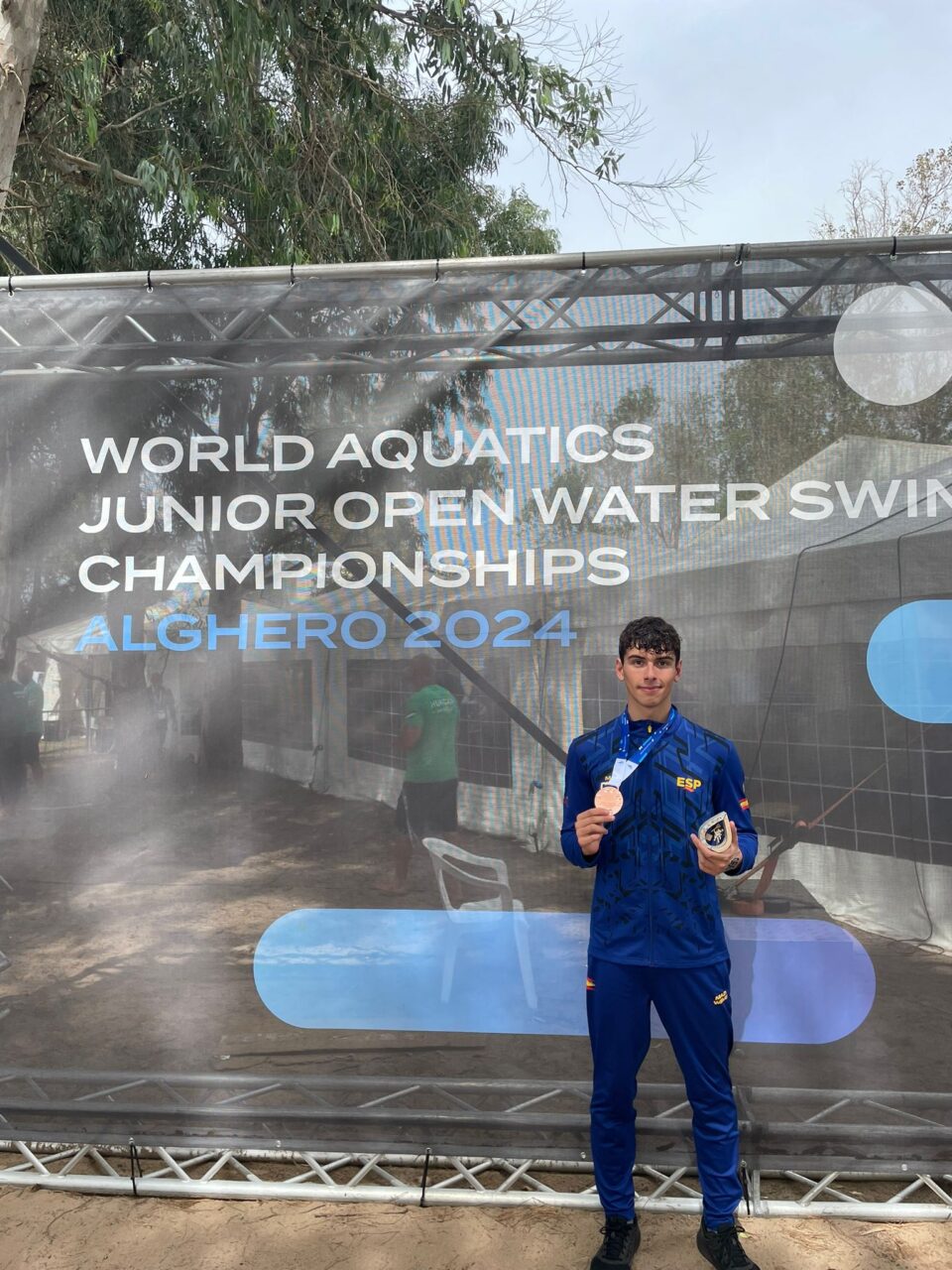 Cristóbal Vargas logra bronce en el relevo mixto del Mundial Júnior de Aguas Abiertas