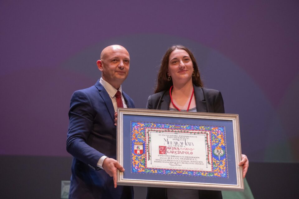 Marina García Medalla de Plata de la Ciudad