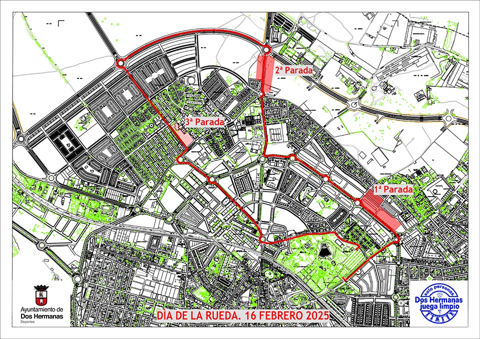 Recorrido - Día de la Rueda Dos Hermanas 2025