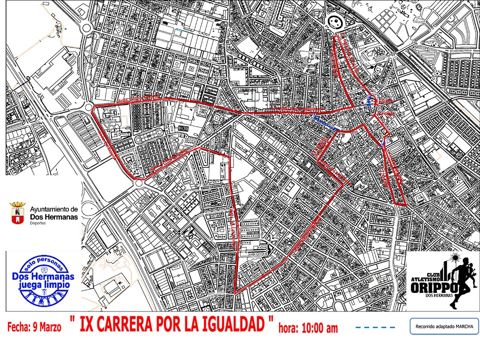 Recorrido - IX Carrera por la Igualdad
