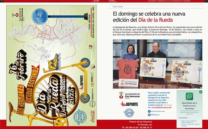 Suplemento informativo de la Delegación de Deportes: 13 de febrero de 2025