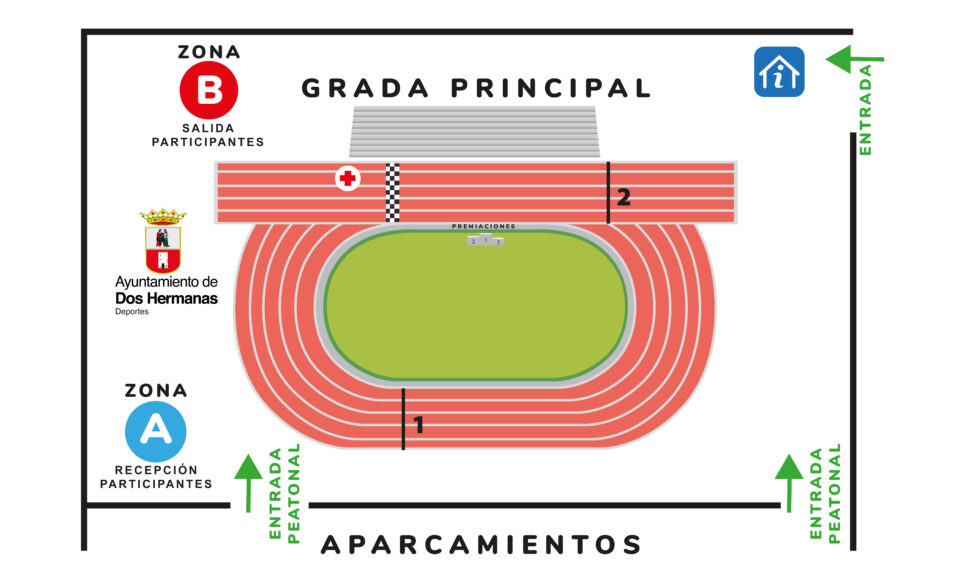 44 Carrera Escolar Dos Hermanas - Plano de situación