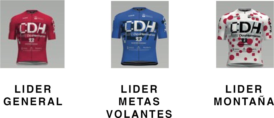 Premios maillots - I Clásica Internacional de Ciclismo Ciudad de Dos Hermanas