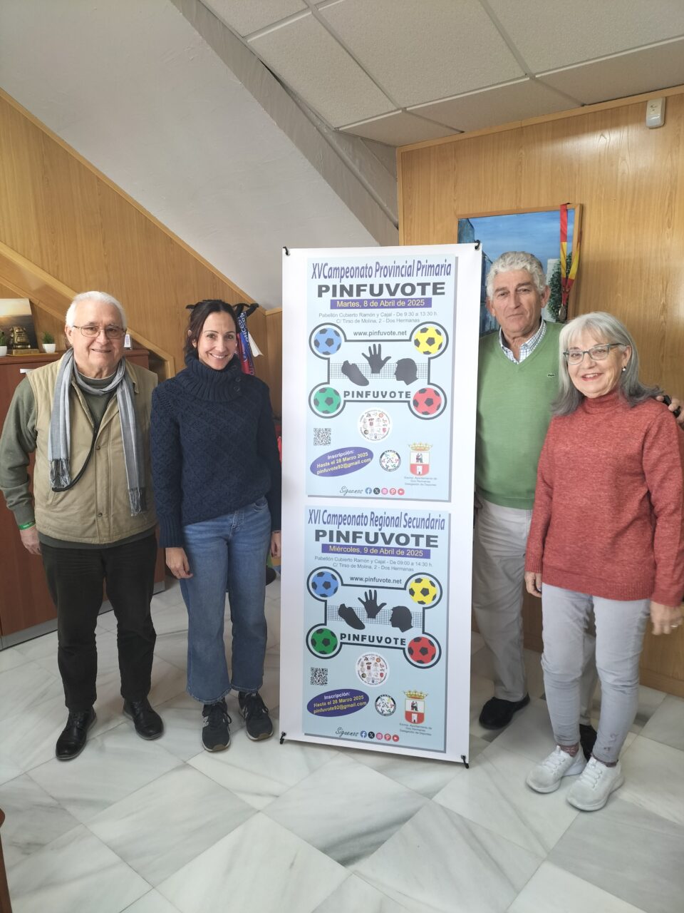 Los Campeonatos de Pinfuvote de Primaria y Secundaria se celebran el 8 y 9 de abril