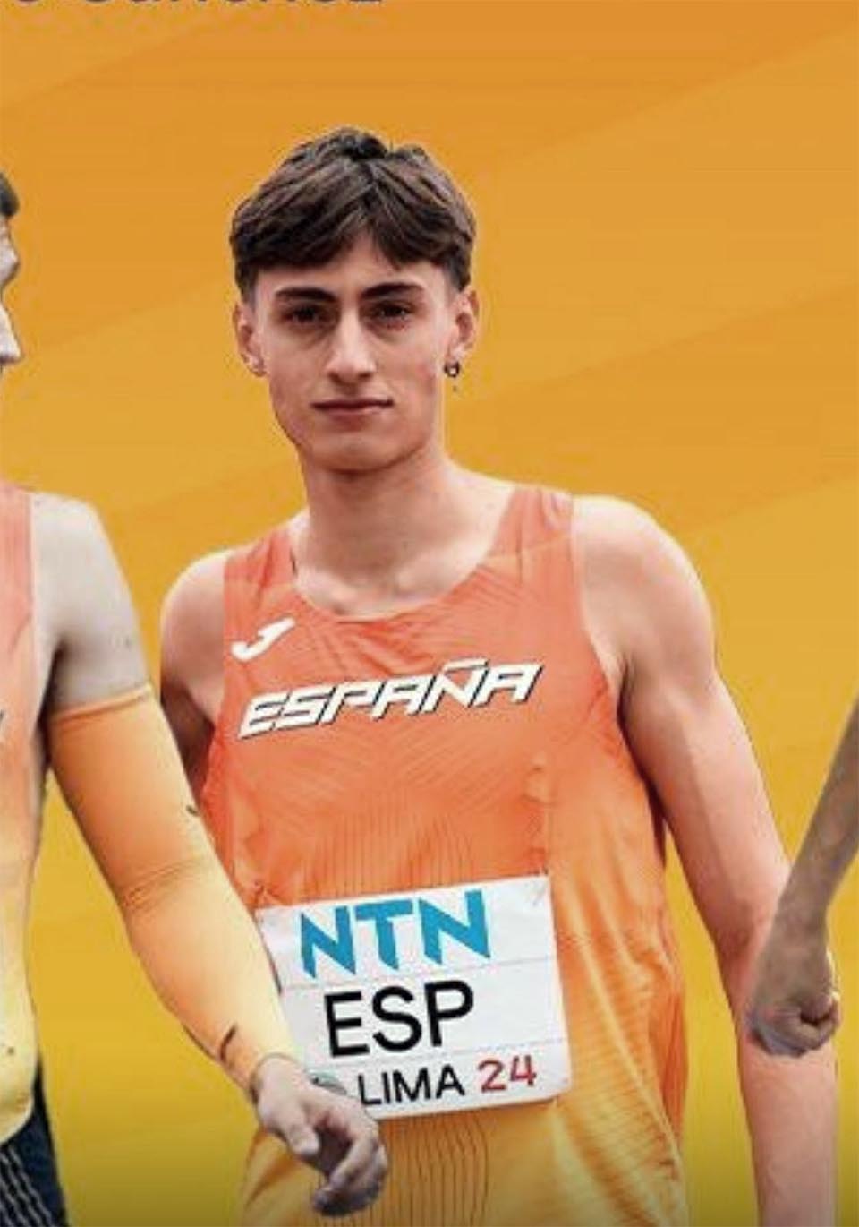 Carlos Dorado representará a España en el relevo 4x100 del Mundial Júnior en China