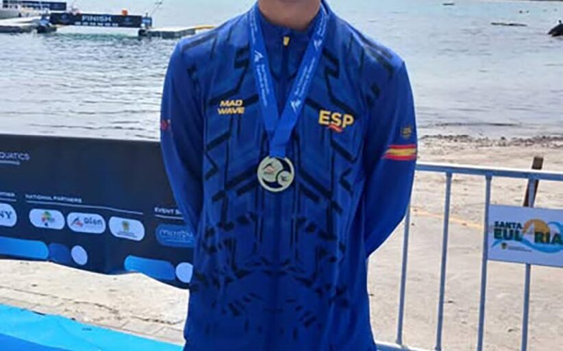 Cristóbal Vargas Trujillo se proclama campeón de España júnior en aguas abiertas