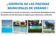 ¡Disfruta de las piscinas municipales de verano!