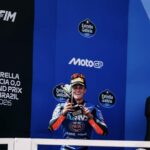 Dani Muñoz firma un segundo puesto en Brasil en Moto2
