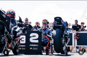 Dani Muñoz firma un segundo puesto en Brasil en Moto2