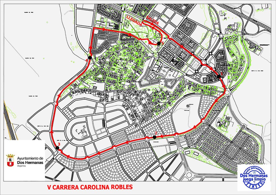 Recorrido - V Carrera Carolina Robles