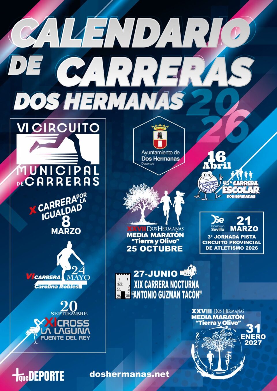 Calendario de Carreras Dos Hermanas 2026