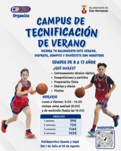 Campus de Tecnificación Deportiva 2026 - Baloncesto