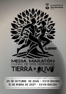 Cartel de la XXVII Media Maratón Tierra y Olivo 2026