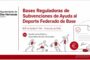 Resolución Definitiva de la Convocatoria 2026 de Subvenciones por Participación en Competiciones Nacionales Federadas Superiores