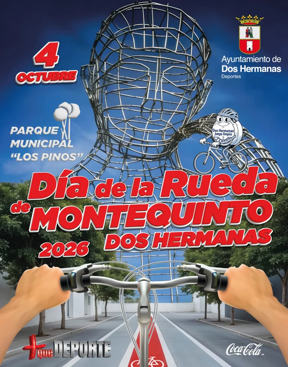 Cartel del Día de la Rueda de Montequinto 2026, el 4 de octubre en el Parque Municipal Los Pinos