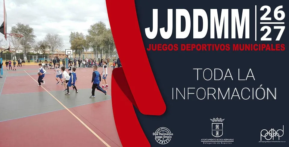 Cartel de los Juegos Deportivos Municipales 2026-2027 de Dos Hermanas